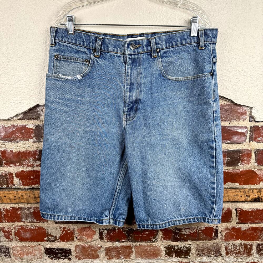 Vintage Canyon River Blues Shorts Size 36 Medium Wash Denim Summer Casual
